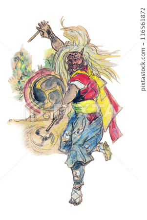 佐渡[Onidaiko] 背景白色 116561872