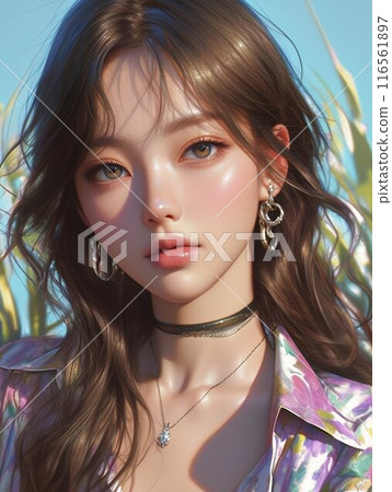 Korean style idol AI generated images Korean style idol AI generated images 116561897