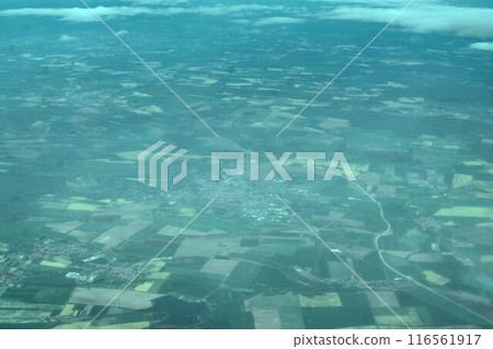 view from the plane window view from the plane window 116561917