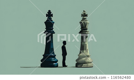 Business and Strategy concepts. illustration 2D cartoon with finance and successful story. 116562480