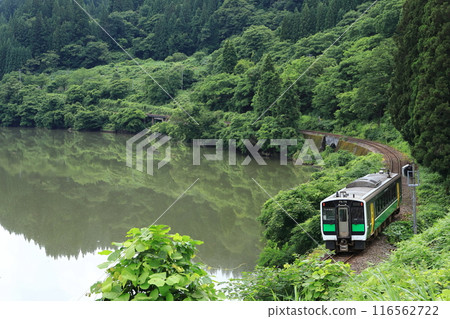Tadami Line "Trains running between Aizu-Nakagawa and Aizu-Kawaguchi" 116562722