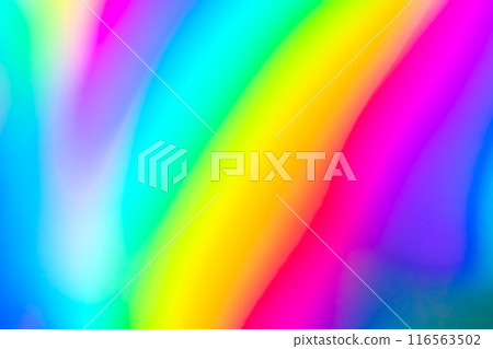 Abstract blur holographic rainbow foil iridescent background Abstract blur holographic rainbow foil iridescent background 116563502