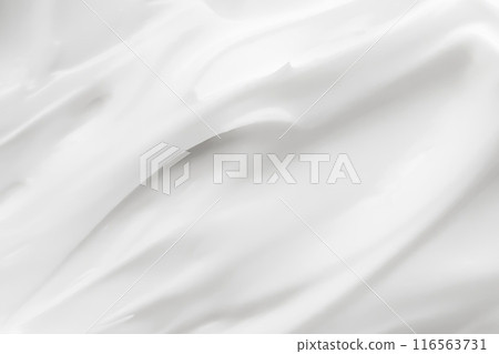 White lotion beauty skincare cream texture cosmetic product background White lotion beauty skincare cream texture cosmetic product background 116563731