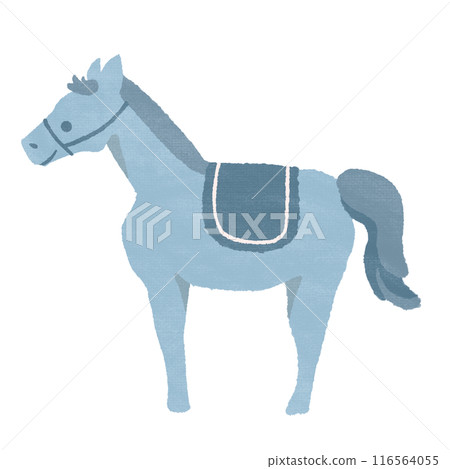 Horse (light blue and blue) texture available Horse (light blue and blue) texture available 116564055