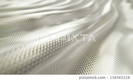 Textured Fiberglass Surface with Wavy Pattern and Soft Lighting for Design, Print, Poster 116565228