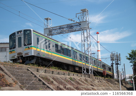 活躍於新天地南部支線的E127-0系列列車_攝於2024年6月1日 活躍於新天地南部支線的E127-0系列列車_攝於2024年6月1日 116566368