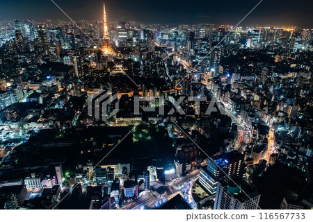 Night view - Tokyo, Tokyo City View, 2 - Night view - Tokyo, Tokyo City View, 2 - 116567733