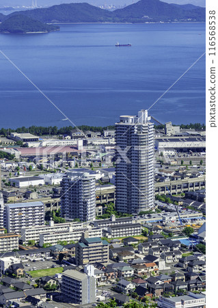 Utazu Town, Twin Towers, Great Seto Bridge, Aonoyama Mountaintop Observatory, Utazu Town, Kagawa Prefecture 116568538