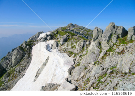Mount Tateyama seen from the Fujinooritate area 116568619