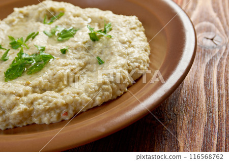 homemade  Baba Ghanoush 116568762
