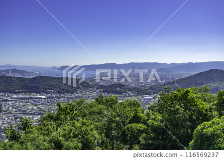 香川縣宇多津町坂出市景青山山頂展望台 香川縣宇多津町坂出市景青山山頂展望台 116569237