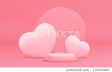 3d showroom pink podium pedestal mock up for cosmetic product show presentation realistic vector 3d showroom pink podium pedestal mock up for cosmetic product show presentation realistic vector 116569984