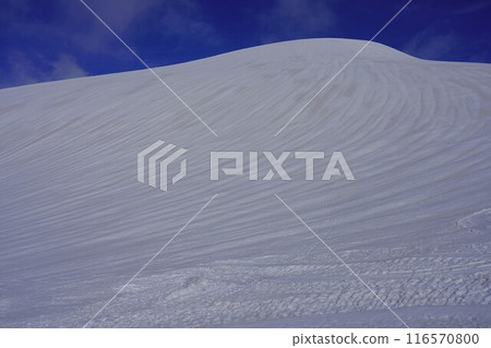 冬天的月山姥嶽山上的風蕩漾 冬天的月山姥嶽山上的風蕩漾 116570800