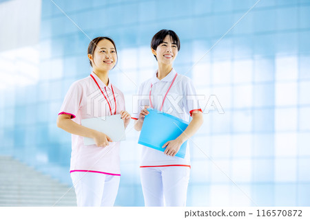 A young caregiver A young caregiver 116570872