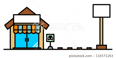 Real estate for small and cute shops 116571263