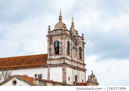 The famous Santuario de Nossa Senhora da Nazare, sanctuary of our lady. Nazare in Portugal 116571999