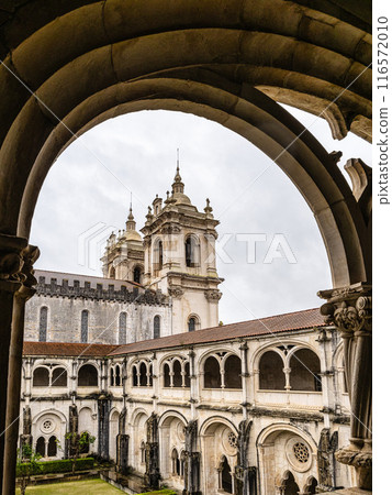 Cloister of Silence at Alcobaca monastery, Mosteiro de Santa Maria de Alcobaca at Alcobaca, Portugal 116572010