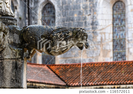 Cloister of Silence at Alcobaca monastery, Mosteiro de Santa Maria de Alcobaca at Alcobaca, Portugal 116572011