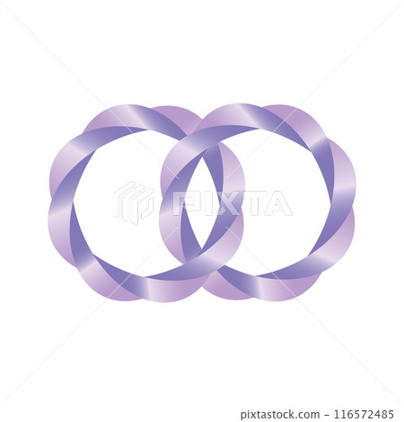 Decorative round frame with abstract floral ornament. Circular frame. Elegant element for design 116572485