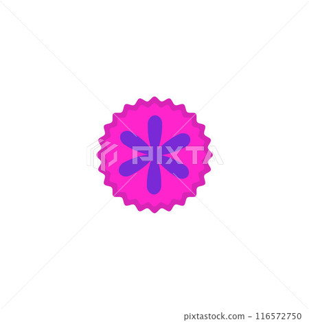 Vector elements of "Day of the Dead". The classic design of paper flower Vector elements of "Day of the Dead". The classic design of paper flower 116572750