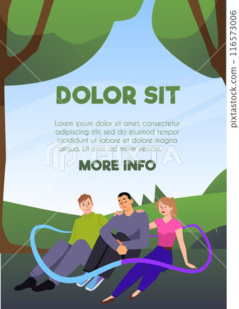 A group of people help a man. Suicide Prevention Month. A group of people help a man. Suicide Prevention Month. 116573006