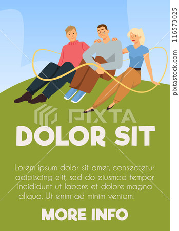 Mental health support and awareness raising in a poster for National Suicide Prevention Month 116573025