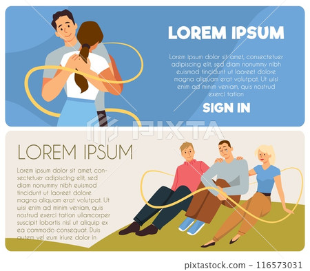 Set of two posters Suicide Prevention Month. 116573031