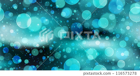 Turquoise teal gradient seamless pattern with bokeh effect 116573278