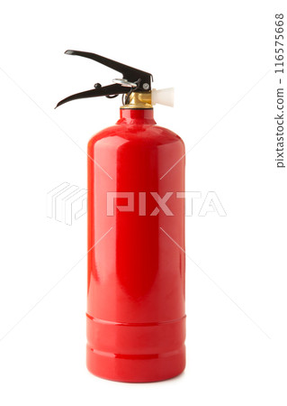 Fire extinguisher isolated on a white background with clipping path Fire extinguisher isolated on a white background with clipping path 116575668
