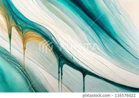 Marble abstract acrylic background. Marbling artwork texture. 116576022