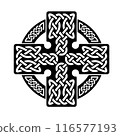 Celtic Cross vector illustration black 116577193
