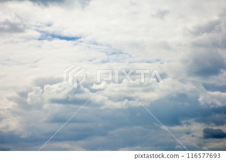 Rain clouds. Texture of the sky and clouds  116577693