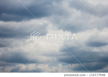 Rain clouds. Texture of the sky and clouds  116577696