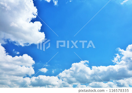 Summer blue sky and clouds 116578335