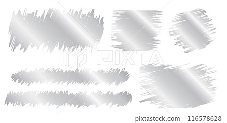 Silver scraped scratchcard textures. Collection of shining metallic scratch card, lucky game ticket, lotto winner, money prize or sale coupon surfaces isolated on white background Silver scraped scratchcard textures. Collection of shining metallic scratch card, lucky game ticket, lotto winner, money prize or sale coupon surfaces isolated on white background 116578628