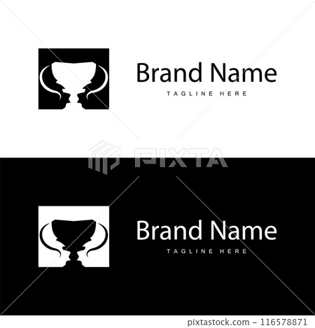 Championship Cup Trophy Logo Illustration Award Winner Template Design Championship Cup Trophy Logo Illustration Award Winner Template Design 116578871
