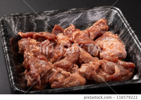 (Spain) Pork skirt steak marinated in sauce (Spain) Pork skirt steak marinated in sauce 116579222