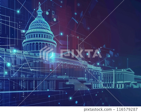 Metallic dumbbells resting on a reflective surface with copy space 116579287