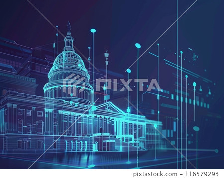 金屬啞鈴和位於反射表面上的複製空間 116579293