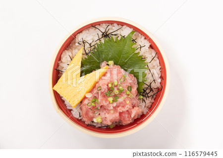 Negitoro on a bowl Negitoro on a bowl 116579445