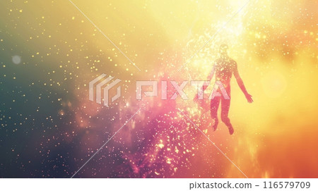 Spiritual consciousness journey through the universe with copy space Spiritual consciousness journey through the universe with copy space 116579709