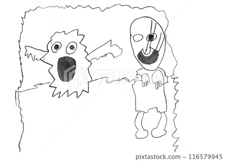 鬼魂圖片和驚鳥張嘴逃跑的圖片 鬼魂圖片和驚鳥張嘴逃跑的圖片 116579945