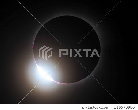 April 8, 2024 Mexico Total Solar Eclipse Diamond Ring 116579990