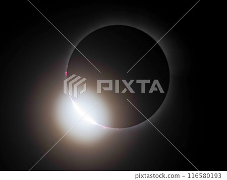 April 8, 2024 Mexico Total Solar Eclipse Diamond Ring 116580193