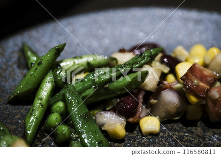 Photo of fried asparagus Photo of fried asparagus 116580811