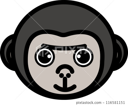 Cute gorilla illustration Cute gorilla illustration 116581151