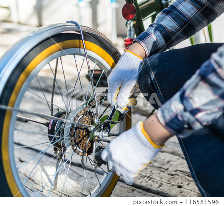 自行車修理 116581596