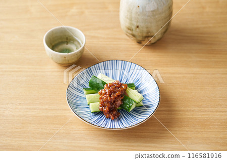 Cucumber with Moromi Miso 116581916