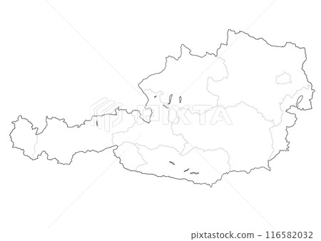 Blank map of Austria Blank map of Austria 116582032