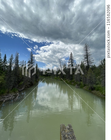 Elbow river Elbow river in July Elbow river Elbow river in July 116582096